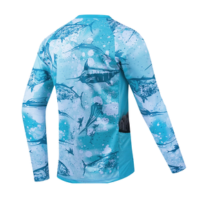 Camisa de Pesca Ligera de 150 GSM, Tejida, con Botones, Resistente al Agua, Costuras Planas sin Desgarros, Ropa Casual para Pesca al Aire Libre - Product Image 3