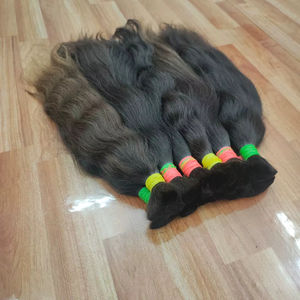 Cabello Indio Remy de Alta Calidad con Ondas Naturales – 100g, Suave, Cutícula Intacta, Cabello Natural - Product Image 1