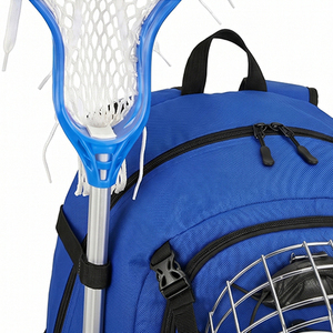 Wholesale Custom Large Capacity Lacrosse Bag With Polyester Lining Direct Manufacture Lightweight <b>Adjustable</b> <b>Strap</b> Lacrosse Bag - Product Image 6