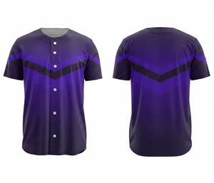 Camiseta de Béisbol Personalizada para Equipos con Personalización Completa, Camiseta con Logotipo y Números Personalizados |   Base de Poliéster Transpirable - Product Image 3