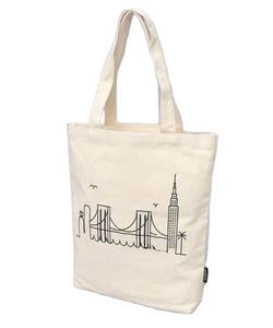 Bolsa de lona reciclable de algodón natural de alta calidad con logotipo impreso personalizado, bolsa ecológica para uso de moda y compras - Product Image 2