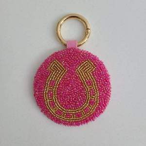 Christmas Candy Embroidery Seed Beaded Keychain Keyring Customized Modern Charm For Bag Gift Ethnic <b>Key</b> <b>Holder</b> Purse Accessory - Product Image 5