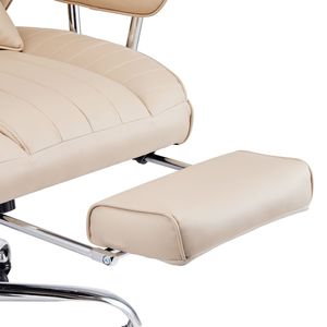 Sedia da Ufficio Ergonomica Robusta con Braccioli Rimovibili, Cuscino Lombare, Capacità 400 lb, Poggiapiedi per Dirigenti - Product Image 2