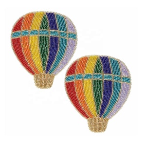 Multicolor <b>Balloon</b> Glass Bead Coaster Set of 4 Coffee Mug Tea Cup Drink Glass Dining <b>Table</b> Use Coaster Ideal Festive Occasion - Product Image 1