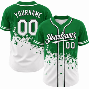 Nouveau design, maillot de baseball personnalisé avec logo, vente directe d'usine, manches courtes, nouveau style, vêtements de sport pour hommes, maillot de baseball - Product Image 4