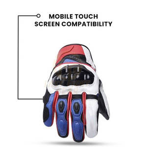 Gants de moto durables avec paume antidérapante et design flexible, gants de moto professionnels - Product Image 5