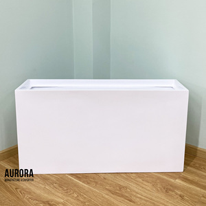 Jardinière en fibre de verre de haute qualité, sur mesure, différentes tailles, décoration de jardin avec logo personnalisé - Product Image 5