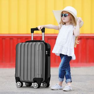 Valigia Trolley Classica con Manico Universale a Quattro Ruote, Design Verticale, in ABS e Lega di Alluminio, da 16 a 28 Pollici, per Carrelli e Trolley - Product Image 5