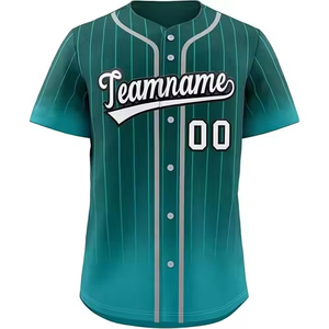 Maillot de baseball professionnel à séchage rapide, uniforme de sport d'équipe, logo personnalisé, fabricant OEM - Product Image 4