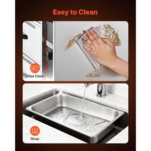 Scaldavivande Elettrico Commerciale a Tre Cassetti in Acciaio Inossidabile, Armadio Scaldavivande Standard 85°F per Attrezzature di Riscaldamento - Product Image 6