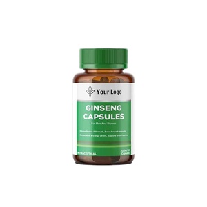 Compléments de santé à base de plantes de haute qualité, antioxydants, capsules de ginseng, marque privée, 60/120 capsules, acheteurs en gros - Product Image 1