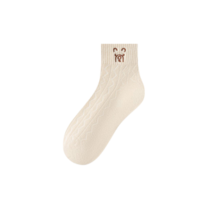 Bear <b>socks</b> women's spring and summer new women's <b>socks</b> <b>breathable</b> <b>socks</b> solid color student <b>socks</b> thin cartoon cute cotton <b>socks</b> - Product Image 6