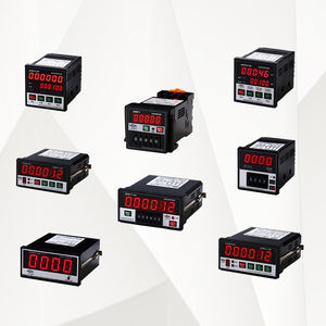 미터 카운터 휠이있는 지능형 6 자리 디지털 카운터 미터 LED 깜박임 경고등 - Product Image 2