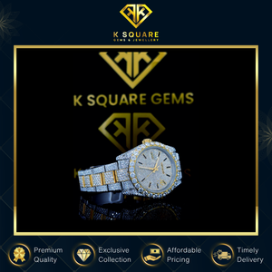 Montre de luxe automatique à quartz, exportée d'Inde, résistante à l'eau, en acier inoxydable, avec cadran en verre saphir, résistance à l'eau de 3 mètres, bracelet inclus. - Product Image 2