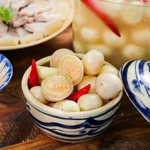Berenjenas Blancas Enteras, Vegetales en Conserva Naturales, Dulces y Ácidos, Listos para Comer, Complemento de Comida Asiática, Paquete de 200 kg, 5 kg, 800 g, 356 g - Product Image 1