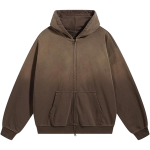 Wholesale Mens Hoodie Distributor Zip Hoodie Bulk Inventory Cotton Hoodie for Retailers USA Buyers - Product Image 5