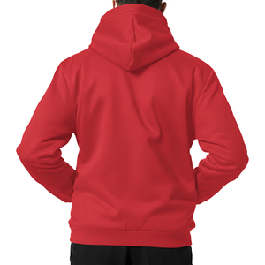 Sweat-shirt à capuche pour homme, style pull-over, en molleton polyester 240g, épais, avec impression puff de luxe, broderie personnalisée. - Product Image 5