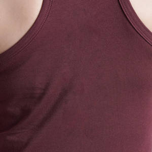 Camiseta Deportiva Ajustada sin Mangas para Mujer, Estilo Racerback, Informal, para Gimnasio, Yoga, Correr, Entrenamiento, Ropa Deportiva Activa, Poliéster/Algodón, Transpirable - Product Image 5