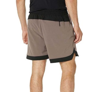 Men's Quick Dry Running Shorts Solid Color Drawstring <b>Waist</b> With Pockets Casual Sportswear Short Length Lightweight Fitness Wear - Product Image 2