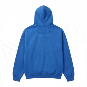 เสื้อฮู้ดดี้โอเวอร์ไซส์สีน้ำเงิน North Approach สำหรับผู้ชาย สไตล์ลำลอง ผ้าฝ้ายเฟรนช์เทอร์รี่ มีกระเป๋าหน้า ระบายอากาศได้ดี เหมาะสำหรับใส่ในฤดูใบไม้ร่วง - Product Image 2