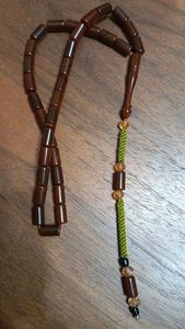Elegant Brown Resin Zikr Beads-Eco-Friendly Handmade Luxury Round Multi-Occasion Party Supplies - Product Image 5