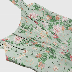 Robe longue décontractée d'été pour femmes, imprimé floral, vente en gros sur mesure en usine - Product Image 6