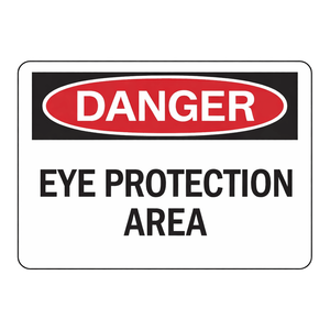 Señal de Protección Ocular con Impresión UV - Señal de Seguridad para Uso en Laboratorios e Industrias - Product Image 1