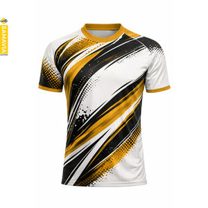 เสื้อฟุตบอลซัมมาเวียแบบสั่งทำพิเศษ ระบายอากาศได้ดี ผลิตจากโพลีเอสเตอร์ 100% |   การออกแบบตามสั่ง |   แห้งเร็ว |   ตัวเลือกโลโก้ด้านหน้า | - Product Image 1