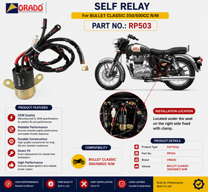 Nouveau modèle de relais de démarrage classique 350 500cc, qualité export pour pièces détachées de deux-roues, Inde Orado - Product Image 3