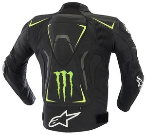 Chaqueta de Motociclista de Cuero Genuino Estilo Monster para Hombre, Chaqueta de Motociclista Monster - Product Image 4