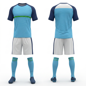 Uniforme de Fútbol Personalizado con Nombre y Número |   Tallas para Hombres, Mujeres y Jóvenes |   Ropa Deportiva Ligera de Secado Rápido para Entrenamiento - Product Image 3