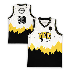 Camisetas de Baloncesto Personalizadas al por Mayor, Económicas, Transpirables, 100% Poliéster, Uniformes para Hombre - Product Image 2