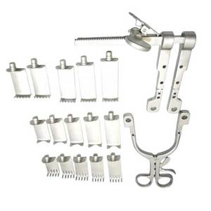 Kit de 6 élévateurs orthopédiques Azicon Karlin XL Magnum Cobb pour dissection de la colonne lombaire, rétraction périostale des tissus profonds - Product Image 4