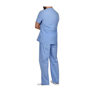 PK ODM Medical Regular <b>Scrub</b> Men's Jogger <b>Scrubs</b> Set-Comfortable Woven Twill Fabric Customized Color Design - Product Image 4