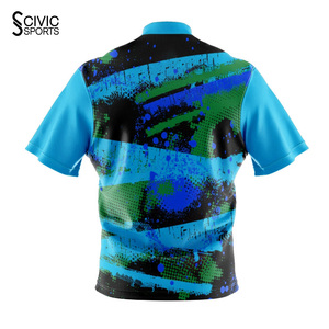 Custom Polyester Dartboard Polo Shirts <b>Dart</b> Jerseys and Bowling Shirts for <b>Dart</b> & Bowling - Product Image 6