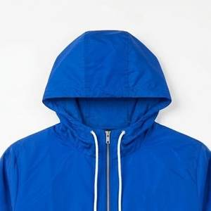 New Wholesale Custom Logo Blue White Men's Nylon Lightweight <b>Wind</b> <b>Breaker</b> Shorts Sets For Summer Wear Men Set Streetwear Hoodies - Product Image 6