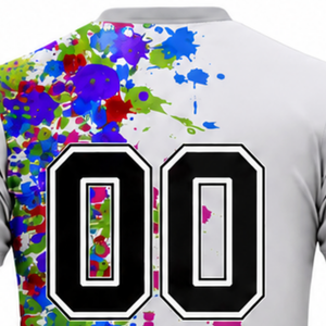 Manufacturer White Multicolor Sublimated Volleyball Jersey Short Sleeve Sports Shirt Team Athletic Wear Match Training Apparel - Product Image 6