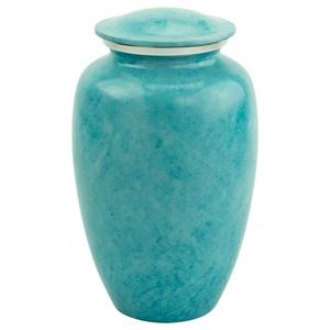 Urna Funeraria Caribbean Harbor, Estilo Americano, Color Blanco, Capacidad de 200 Pulgadas Cúbicas, Marca LU, para Amantes del Agua y la Playa - Product Image 1