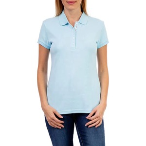 Polo pour femmes personnalisables, vierges, à col, vente en gros, OEM, respirants, pour le golf, à manches courtes, fabricant - Product Image 1