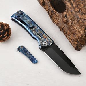 Cuchillo Plegable Mini de Acero Inoxidable y Aleación de Titanio Personalizable, Herramientas Manuales OEM para Camping y Supervivencia - Product Image 6