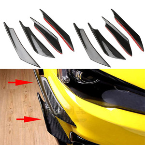 4 cái phổ quát ABS New Car body Kit Phụ kiện front bumper spoilers bảo vệ môi Splitter - Product Image 4