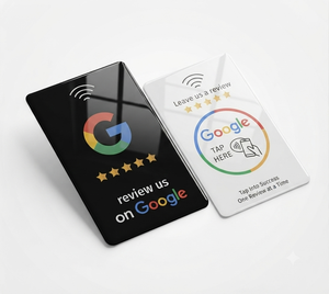 Carte NFC EM4305 Mini Tag avec logo Google pour les commentaires des clients d'hôtel et le marketing d'entreprise - Product Image 3
