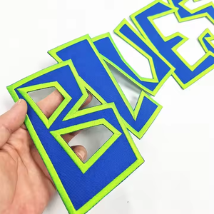 Parches de Fieltro Redondos Bordados a Mano de Alta Calidad, Etiquetas Personalizadas con Logotipo de Marca, Termoadhesivas - Product Image 4