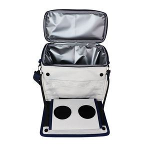 Zipper Closure Camouflage SENDA Insulated 15L Polyester Portable Classic Style Cooler Bag for Picnic Food Storage - Product Image 3