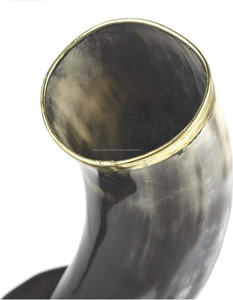 Cuerno para beber barato hecho a mano | Cuerno para beber de cerveza medieval vikingo natural 100% - Product Image 1