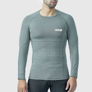 Custom Logo Printed Design <b>Thermal</b> Sports <b>Top</b> Spandex/Nylon Material Durable Comfortable Lightweight Long Sleeve - Product Image 6