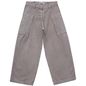 Pantalon court pour femme Master Textile, taille mi-haute, coupe large, avec poches plaquées surpiquées et taille élastiquée - Product Image 2