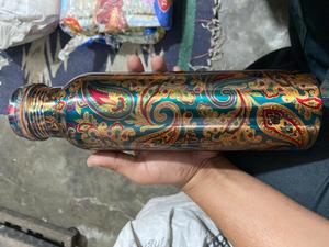 ขวดน้ำทองแดง BURAQ HANDICRAT ขนาด 1 ลิตร ออกแบบมาเพื่อการเดินทาง - Product Image 5