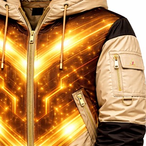 Blouson Bomber Personnalisé Unisexe Coupe-Vent Streetwear Techwear Meilleures Ventes Vente en Gros Fabricant Direct Usine Fournisseur en Gros OEM - Product Image 3