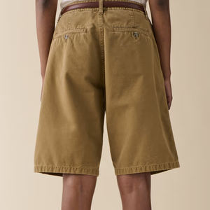 Shorts de mezclilla para mujer, elásticos, mezcla de algodón, cierre de botones, material de mezclilla con bolsillos laterales y trabillas para cinturón para mayor comodidad. - Product Image 6